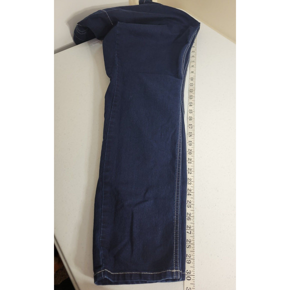 Maurices Blue Denim Skinny Mid Rise Dark Wash Jeans Women's Plus Size 22 - Picture 6 of 8